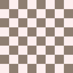 Seamless gingham pattern in desert taupe and beige tones. A warm, neutral checkerboard background perfect for rustic-themed textiles, stationery, wrapping paper, and digital design.