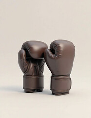 boxing gloves on a white