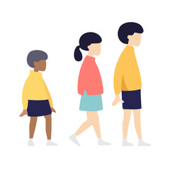 Cute Little Kid Walking