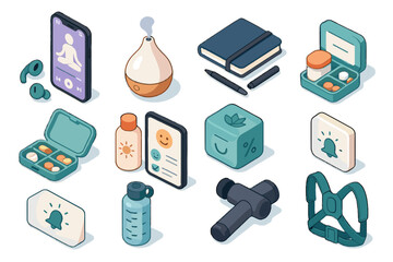 Isometric wellness gadgets and accessories for health and fitness