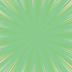 Fototapeta premium Vibrant Green Background with Explosive Radial Lines Effect for Energetic Designs. New, Trendy, Unique, 2025