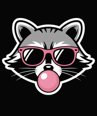 Funny Cute Raccoon For Raccoon Lover Trash Panda