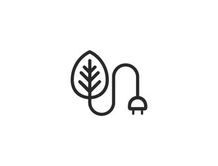 Charging & Energy Line Icon Set – Minimal Linear Icons of Battery, EV, Socket, Wireless Charging, Power Station, Electric Car & More