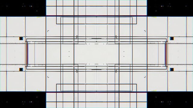 AI-generated abstract symmetrical digital artwork with glitch effects combining blue and black tones