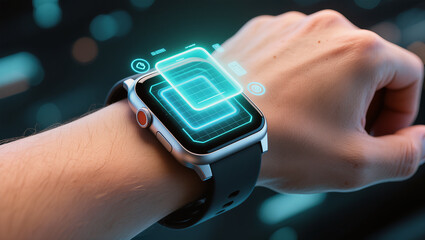Holographic tech showcased in innovative smartwatch display