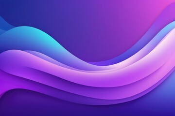 Vector abstract gradient background in blue and purple tones with smooth and geometric wave shapes. Modern, stylish, and ideal for web design, banners, text placement, branding, app interface style