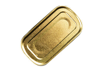 Can tin canned food fish or meat, tin can vegetable fresh delicious gourmet food background on the table rustic food top view copy space