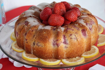 Strawberry Lemon Cake