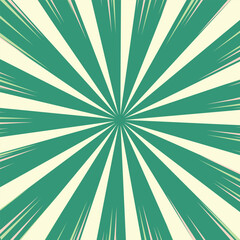 Radiating Green Lines Effect Background for Design Projects new 2025 trendy sun brust retro background