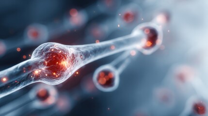 background and limb edges gently blurred to emphasize targeted therapy.