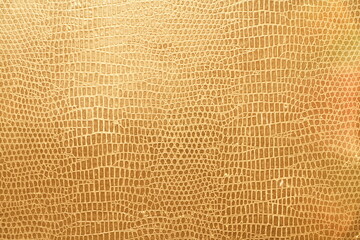 Einzigartige, alte Reptilien Haut Leder Imitat Hintergrund mit Spuren des Gebrauchs 