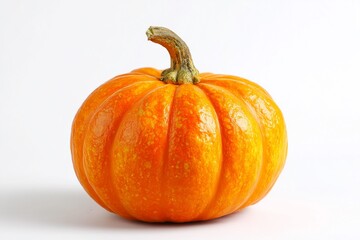 Obraz premium Orange pumpkin isolated on white background