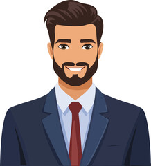 portrait of a handsome businessman