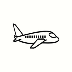 vector line art airplane,  line art airbus, transportation, vehicle, black and white airbus