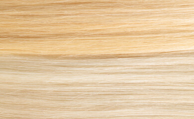 blond hair, long glossy straight hair, macro hair texture, before after, effect of purple shampoo, removing yellowness of hair