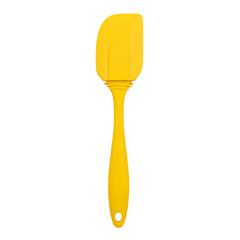 Bright Yellow Silicone Spatula for Baking