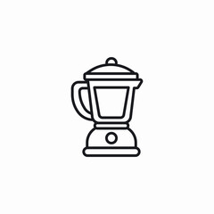 kitchen blender icon sign vector