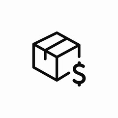 delivery payment icon sign vector