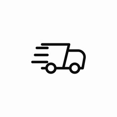fast delivery icon sign vector