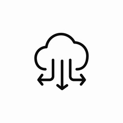 extract data icon sign vector