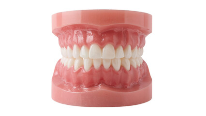 Obraz premium Denture Model Isolated on Transparent Background PNG