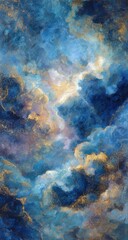 Celestial cloudscape, ethereal glow, cosmic art, vibrant hues, digital painting, website banner