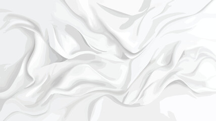 Crumpled white paper wide angle background