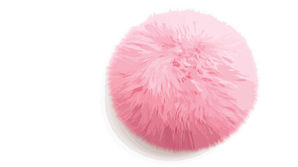 Feminine Pink Fur Fashion Photography