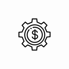 financial system icon sign vector