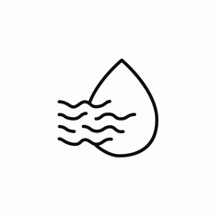 foggy humid icon sign vector