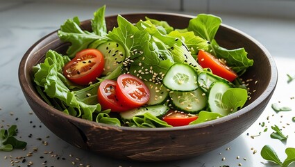 fresh vegetable salad