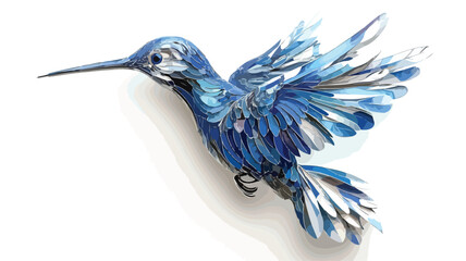 Obraz premium Elegant Hummingbird Wildlife Hovering Image