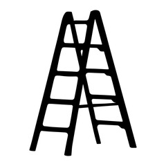 ladder isolated on white background