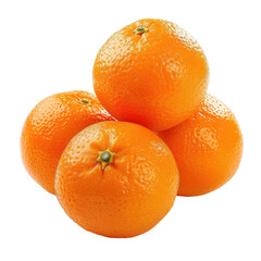 A cluster of fresh oranges