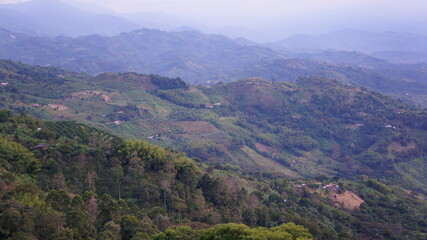 Obraz premium Sky and mountain landscape 