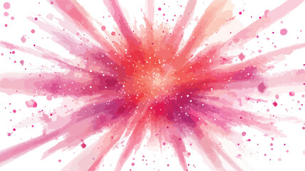 Dynamic Pink Powder Explosion Photography