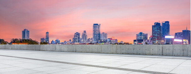 outdoor road skyline city building landscape sunset cityscape street travel
