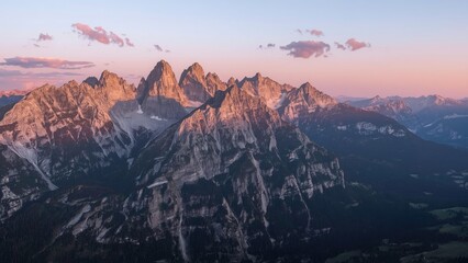 Fototapeta premium sunrise in the mountains