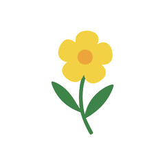 flower Buttercup illustration vector on white background
Vector illustration on white background flowers