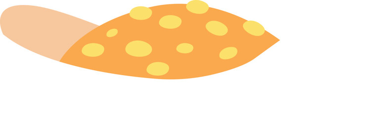 Soft home slippers vector illustration