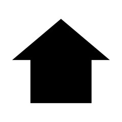 家　アイコン　シンプル　シルエット　黒　ベクター