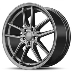 Fototapeta premium Dark Grey Multispoke Alloy Wheel Rim