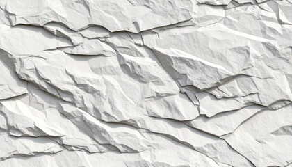 Sculptural White Surface with Flowing Natural Lines