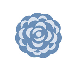 Winter botanical flat design with delicate elements and subtle pastel hues, ideal for seasonal decor, printables, or elegant stationery backgrounds