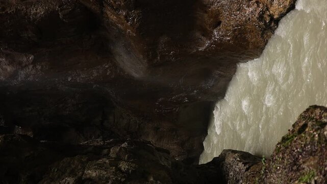 Partnach Gorge in Garmisch-Partenkirchen, in Bavaria, Germany
