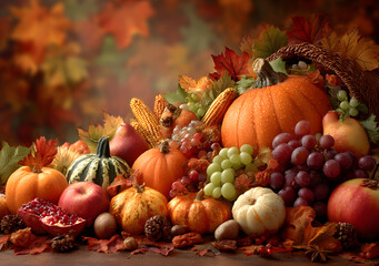 Autumn Thanksgiving Background