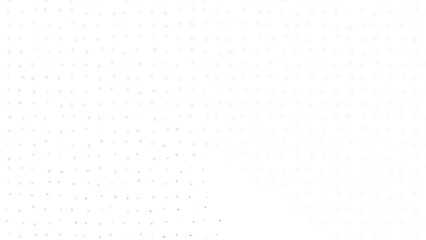 A clean, minimalist white background with a subtle, scattered pattern of small gray dots creating a modern, abstract texture.