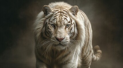 Giant White Tiger Portrait/巨大白虎の肖像1
