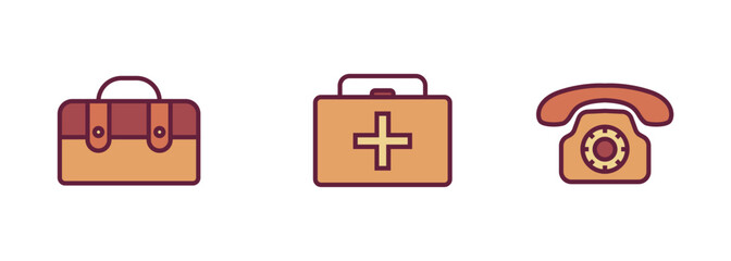 Set Objects icon collection