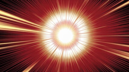 Obraz premium Radiant Burst: A Graphic Depiction of Concentrated Energy and Motion
